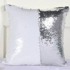 I have tried different pillows so far but this white willow product is awesome , getting good sleep and i am feeling good with my neck too. Diy Two Tone Glitter Sequins Throw Pillow Case Reversible Sequin Magical Color Changing Pillow Cover White Silver Alexnld Com