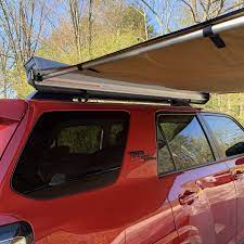 I have the same premise for my diy rack (easy to build and bolts together), but a lot simpler. Gzila Designs Awning Mount 4runner Roof Rail Order Now