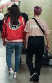 The women's world cup champion's tattoos read nature ran her course and trust yourself. Nets Republic On Twitter Megan Rapinoe Sue Bird Arriving For Wnbaallstar In Style Wnbakicks Nbakicks Nike Kyrie Sneakerhead Basketball Nba Wnba Kotd Https T Co 6bdyayjx2v