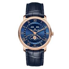 For a chronograph, you can't get any classier than this piece right here. Introducing The Blancpain Villeret Quantieme Complet 6654 3640 Watch