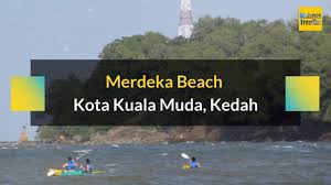 Penduduk kampung di persisir pantai kota kuala muda, kedah pagi tadi dikejutkan dengan bunyi gegaran kuat, diikuti siren. Merdeka Beach Kota Kuala Muda Kedah