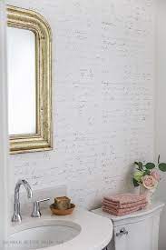 Black White French Powder Room Makeover French Country Bathroom French Bathroom Decor Powder Room