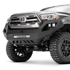 Our slimline hybrid is only partial, so you can keep the factory look of your truck. Toyota Tacoma Custom 4x4 Off Road Steel Bumpers Carid Com