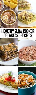 If You Have Company Coming For The Holidays These Slow Cooker Breakfasts Are A Must Slow Cooker Breakfast Recipe Slow Cooker Breakfast Healthy Slow Cooker