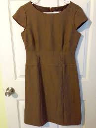 Karin Stevens True Vintage Brown Plaid Dress Plaid Dress