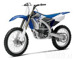 This dirt bike brand has a signature which is lightweight. 2014 Yamaha Yz250f Blue Studio 3 4 Front Left Side View Cool Dirt Bikes Bike Brands Dirt Bike Gear