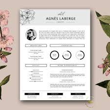A cover letter serves as a formal introduction to your resume, and allows you to expand on various aspects of your work history. Floral Resume Design Fashion Cv Feminine Resume Stylish Etsy In 2021 Resume Design Creative Resume Cover Letter Template Free