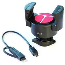 Karadar car radar detector mount with charger 3.5mm port car charger for car radar detector / car dvr camera. Techmount Revzilla