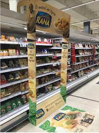 The In Store Branding Play A Vital Role From The Time The Consumer Steps In The Store The Branding Will H Supermarket Display Retail Design Display Pos Design