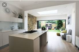 Check spelling or type a new query. White Minimalist Kitchen With Worktop Styling Ideas Black Bi Fold Door Panels For Light Open Kitchen And Living Room Kitchen Design Open Plan Kitchen Diner