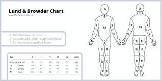 Total body surface area (tbsa) is an assessment of injury to or disease of the skin, such as burns or psoriasis. Total Body Surface Area In Burns