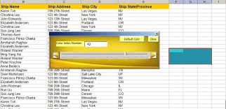 Change Background Color Of Selected Cells With Scrollbar Control Change Background Colorful Backgrounds Excel Tutorials