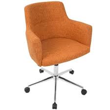 When you're ready to order, keep in mind that we offer our low price guarantee and free. Lumisource Andrew Contemporary Adjustable Orange Fabric Office Chair Oc Andrw O The Home Depot In 2020 Adjustable Office Chair Office Chair Design Office Chair