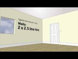 One gallon of paint covers approximately 350 square feet. How Much Paint Do I Need For A Room Youtube
