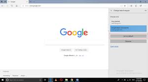 Scroll down and click view advanced settings. Change Microsoft Edge Search From Bing To Google