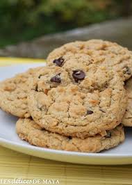 Les Delices De Maya Biscuits Au Beurre D Arachides Avoine Et Pepites De Chocolat Desserts Biscuits Food