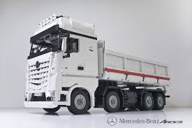 Lego Mercedes Benz Arocs 4463 By Shineyu Mercedes Truck Mercedes Lego Truck