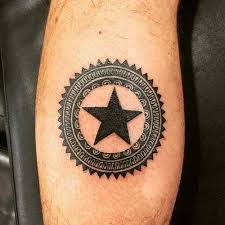 Converse Star Tattoo Cember Icinde Yildiz Dovmesi Yildiz Dovmeleri Yildiz Dovme