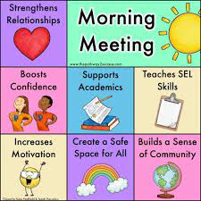 All of these morning meeting activities work for social distancing too! Morning Meeting The Pathway 2 Success