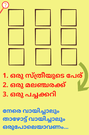Find the definition of riddle in malayalam oneindia malayalam dictionary offers the meaning of riddle in malayalam with synonyms antonyms . Oru Sthreeyude Peru Oru Malancharakku Oru Pachakkari With Answer Malayalam Word Puzzle Forward Junction Puzzles