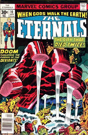 Gcd Cover The Eternals 10 Jack Kirby Marvel Comics Covers Marvel Comics