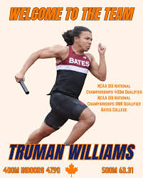 We are super excited to welcome sprinter, Truman Williams ...