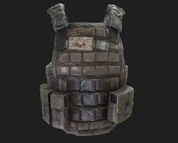 Low Poly Bulletproof Vest Game Ready 3d Model Max Obj 3ds Fbx Mtl Tga 11 Bullet Proof Vest Model 3d Model
