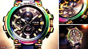 As for the price, the watch is priced at 26,400 yen (~ rm1048) and will officially be on sale in japan during july 2020. Limited Edition Casio G Shock 20th Anniversary Mt G Rainbow Mtgb1000rb 2a Youtube