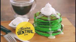 My pandan pancakes recipe is very easy to whip up and it tastes delicious with the pandan flavour! Pandan Pancakes New Filipino Cooking Channel Kusina Sentral Youtube