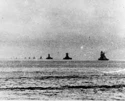 The world war ii battle of leyte gulf, a decisive allied victory that decimated the japanese navy, began on oct. Battle Of Leyte Gulf The Japanese Center Force Leaves Brunei Bay Borneo On 22 October 1944 En Route To The Philippines Ships Are Right To Left Battleships Nagato Musashi And Yamato Heavy