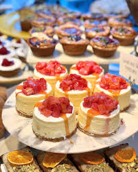 Yotam Ottolenghi On Instagram Newly Landed On The Counter Rhubarb And Ginger Cheesecakes Sharp And Sweet And Spicy Cr In 2020 With Images Sweet And Spicy No Bake Desserts Food