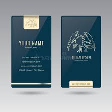 So, let your brand reach a wider audience and more leads with this amazing. Two Sided Luxury Vertical Business Card Griffin02 Stock Vector Illustration Of Beautiful Brand 108170042