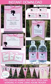 Theme Diy Birthday Decoration At Home Barbie Party Printables Invitations Decorations Birthday Party Editable Diy Theme Templates In Barbie Invitations Barbie Party Decorations Barbie Party