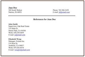 how to include references on a resume