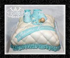 Baby Shower Pillow Cake Boy Cake By Occasional Cakes Cakesdecor