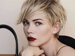 Michelle williams is an american actress who first shot to fame in the television series dawsonâ€™s creek. Michelle Williams Pixie Cut Pixie Cut Haircut For 2019