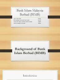 Bank islam malaysia berhad general information hq address: Bimb Presentation Market Liquidity Banks