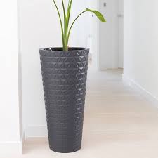 ikala hoge bloempot voor binnen buiten gem h79 antraciet 33 euro bloempot binnen buiten bloempotten voor buiten