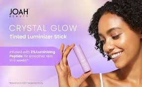 JOAH Crystal Glow Tinted Luminizer Stick, Multitasking Korean Makeup  Highlighter and Bronzer Stick, Customizable Formula for a Natural Glow,  Peptide Infused, Medium with Warm Undertones : Amazon.sg: Beauty