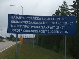 Rusland heeft een grens van 20.000 kilometer en grenst aan 15 landen. Fins Russische Grens Foto Jannie En Giel S Reisblog