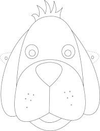 Then click with your mouse or tip with your finger on the area that. Dog Mask Printable Coloring Page For Kids