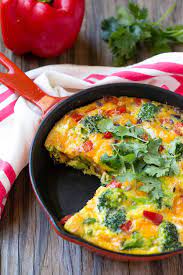 Garden Veggie Frittata Recipe Veggie Frittata Frittata Recipes Easy Veggie Frittata