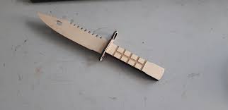 Templates are very handy in getting a design from a piece of paper onto a bar of steel. Laser Cut Plywood M9 Bayonet Military Knife Free Vector Cdr Download 3axis Co