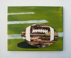 Football Boy S Room Or Nursery Wall Art Nursery Wall Art Boys Football Room Art Projects