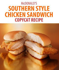 Bk Original Chicken Sandwich No Bun Mcdonald S Southern Style Chicken Sandwich Recipe Recipes Savingsmania Copycat Recipes Recipes Mcdonalds Recipes
