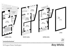 3 Bedroom House For Sale At 34 Prospect Street Paddington Nsw 2021 View Property Photos Floor Plans Local School Prospect Street Floor Plans Domain Com Au