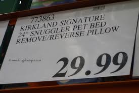 And the removable, reversible pillow provides warmth and comfort. Costco Kirkland Signature Pet Nest Bed With Pillow 29 99