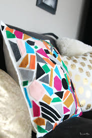 Buy leopard pillow cases and get the best deals at the lowest prices on ebay! How To Diy No Sew Felt Pillow World Market Knock Off This Is Our Bliss
