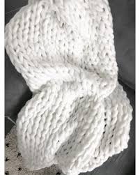 Voir plus d'idées sur le thème tricot, tricot grosse maille, tricot femme. Plaid Grosse Maille Blanc