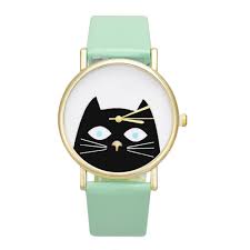 cute black cat watch black cat watch leather bracelets women cat watch